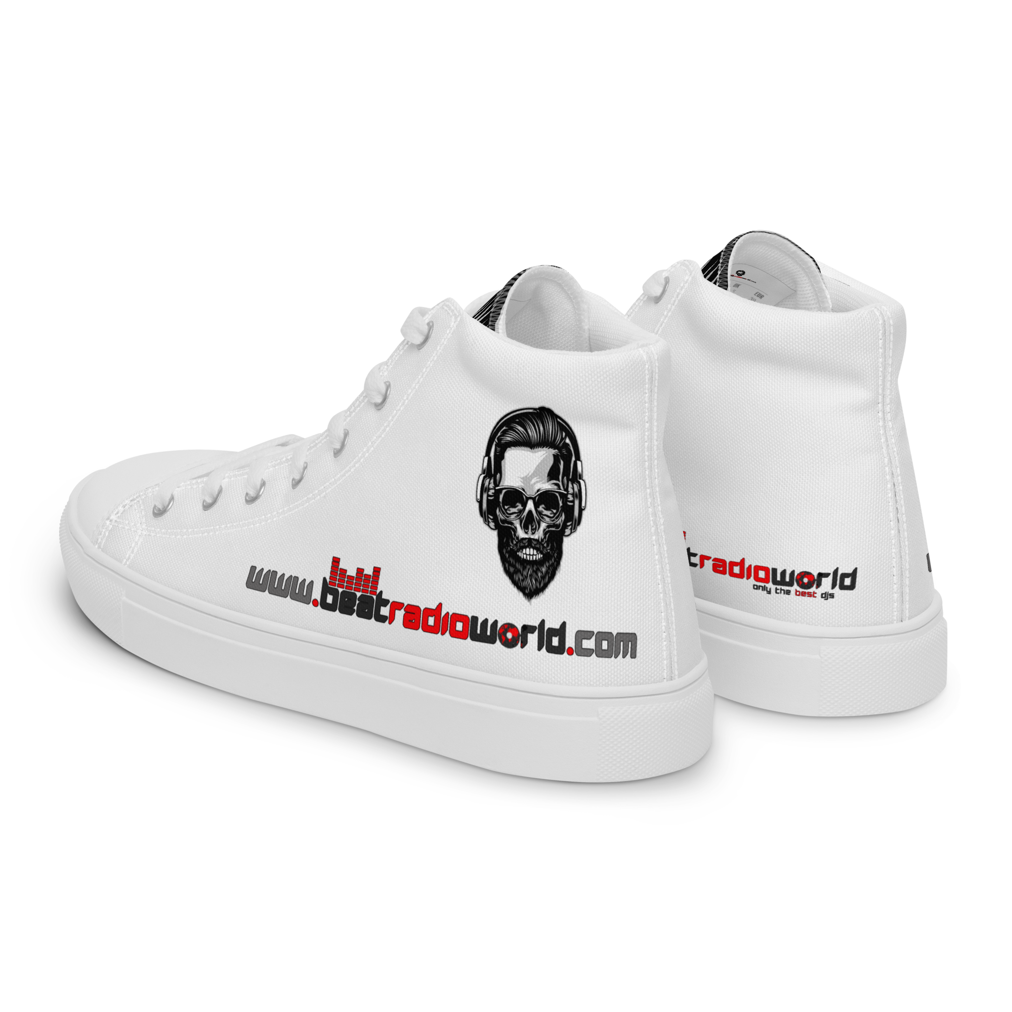 Men’s high top canvas shoes - Image 2