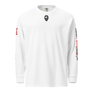 Garment-dyed heavyweight long-sleeve shirt